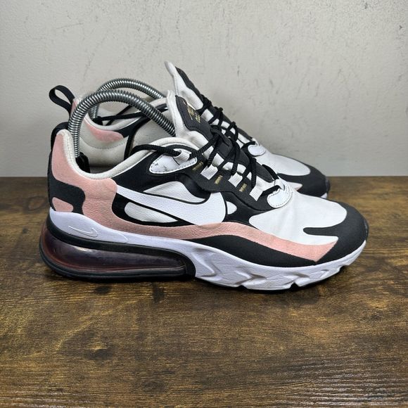 Nike Shoes - Nike Air Max 270 React White Pink Shoes Sneakers Women's Size 10